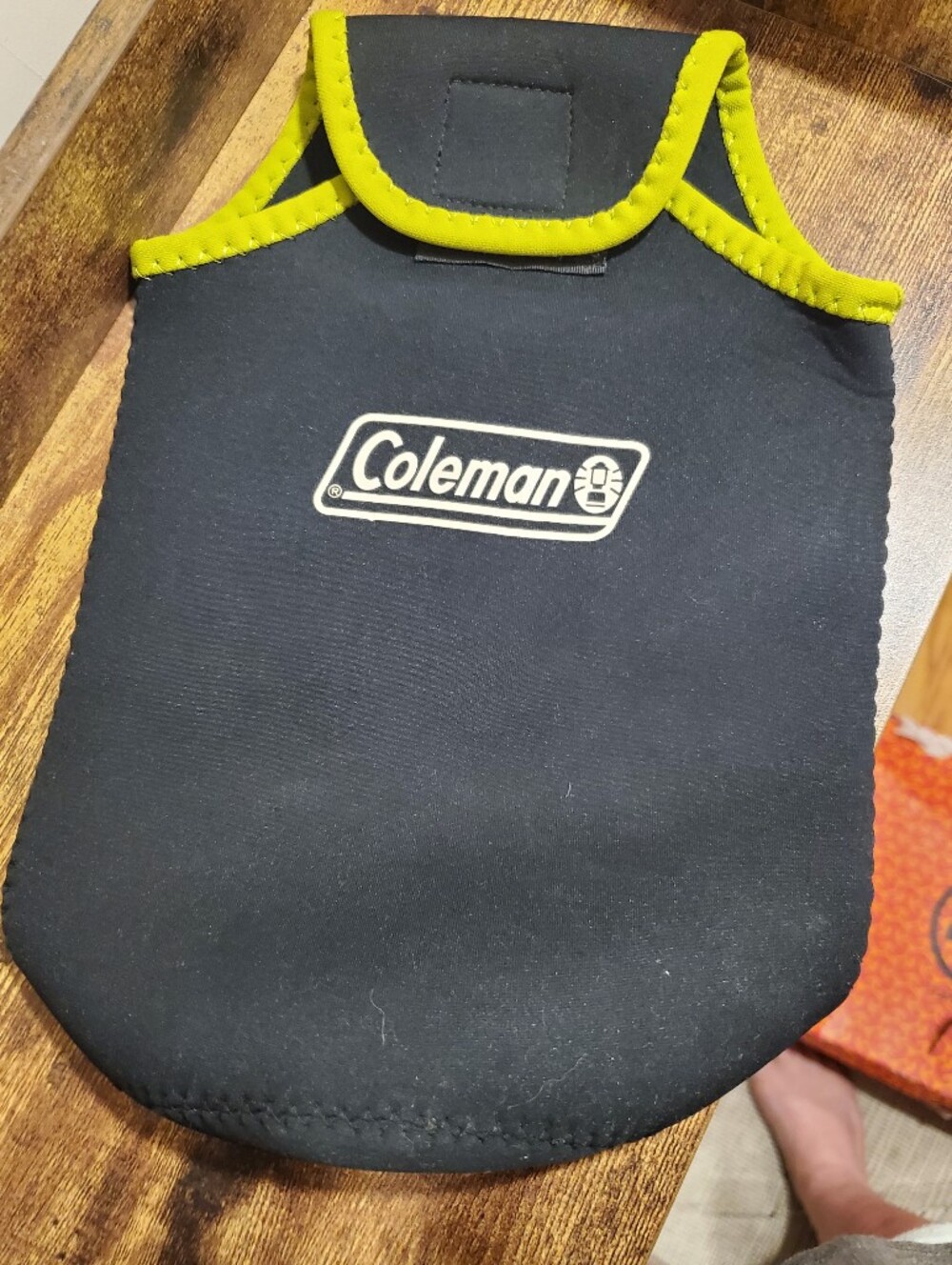 Coleman Black and Yellow Neoprene Travel Toiletry Pouch
